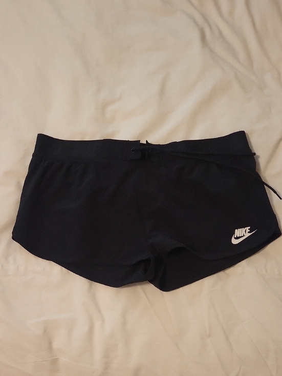 Nike Pants - Nike Black Women's Athletic Shorts with White Logo